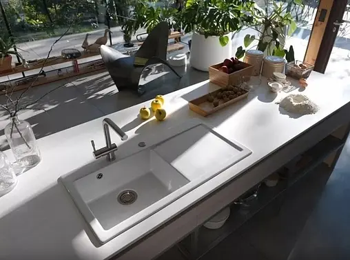 Мойка кухонная Franke Mythos MTK 611-78 L жемчужный серый 124.0433.448