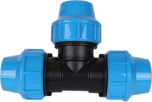 Тройник компрессионный соединительный 40мм x 40мм x 40мм Джилекс 9345 Тройник компрессионный соединительный 40мм x 40мм x 40мм Джилекс 9345, 2