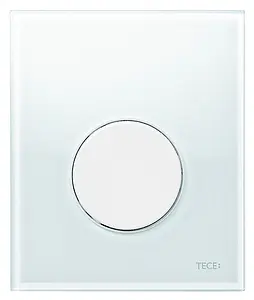 Клавиша смыва для писсуара TECEloop Urinal 9242650 кнопка/белый глянцевый, панель/стекло белый, 1