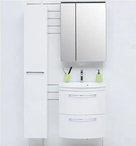 Тумба под умывальник подвесная Aquanet Лонг 60 белый глянец 00167119