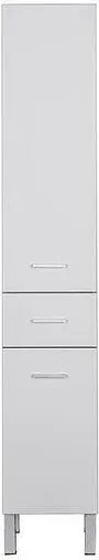 Шкаф-пенал напольный с бельевой корзиной Aquanet Верона 35 L белый 00187316