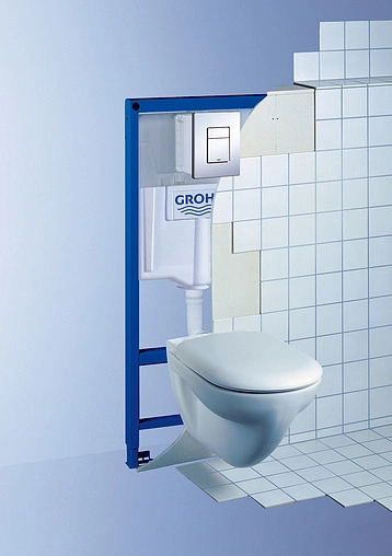 Инсталляция для подвесного унитаза Set 4 в 1 Grohe Rapid SL 38775001 с кнопкой хром глянцевый Инсталляция для подвесного унитаза Set 4 в 1 Grohe Rapid SL 38775001 с кнопкой хром глянцевый