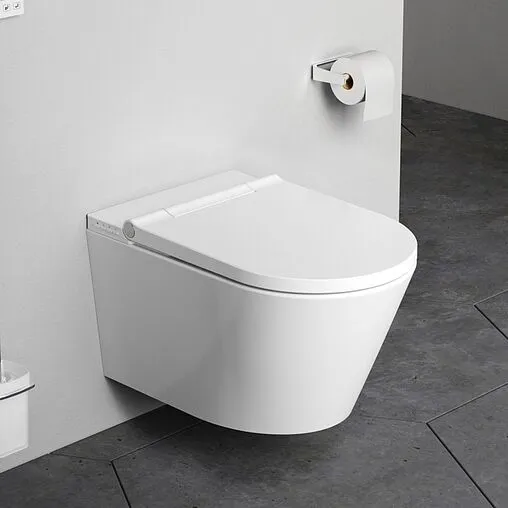 Умный унитаз-биде подвесной безободковый Am.Pm Inspire FlashClean белый CCC501700SC