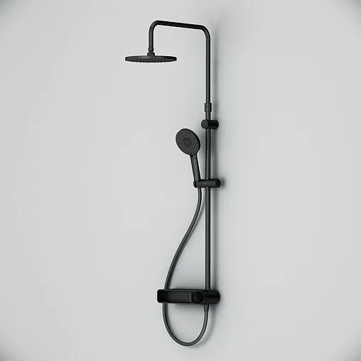 Душевая система со смесителем для душа Am.Pm X-Joy чёрный матовый F0785A622 Душевая система со смесителем для душа Am.Pm X-Joy чёрный матовый F0785A622
