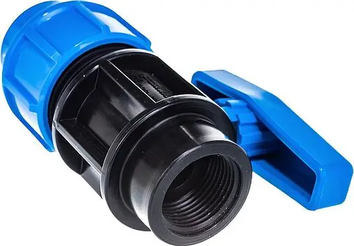 Кран шаровый с переходом на пнд трубу 32мм x 1&quot;в Джилекс 9370