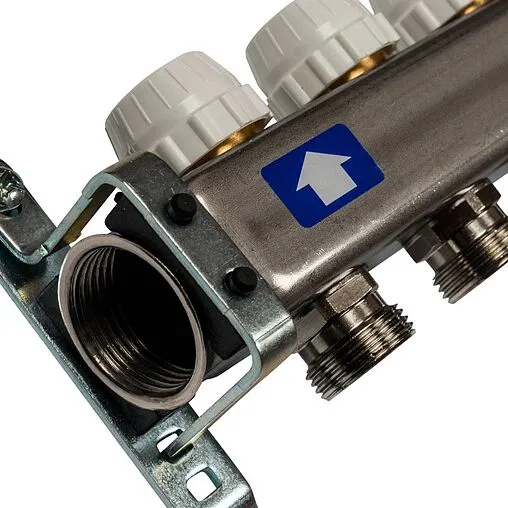 Группа коллекторная без расходомеров 7 отводов 1&quot;в/в x ¾&quot;ек Stout SMS 0922 000007