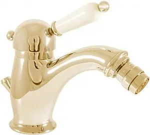 Смеситель для биде Rav Slezak Labe золото/белый L545.5KZ Смеситель для биде Rav Slezak Labe золото/белый L545.5KZ, 1