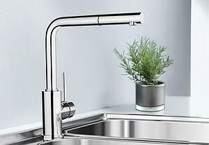 Смеситель для кухни с выдвижным изливом Blanco Mila-S хром 524214, 4