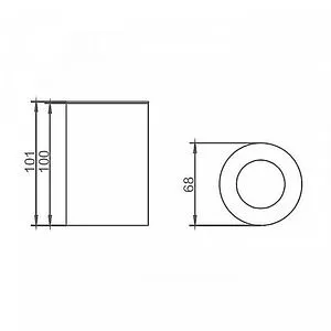 Стакан Aquanet золото 8188-GP Стакан Aquanet золото 8188-GP, 2
