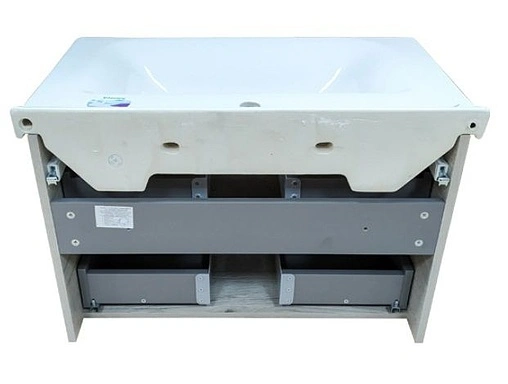 Тумба-умывальник подвесная Comforty Парма 80 дуб дымчатый 00004143491CF