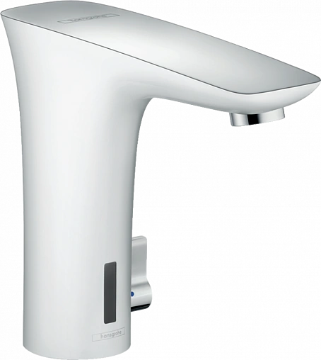 Смеситель для раковины Hansgrohe PuraVida 130 белый/хром 15170400