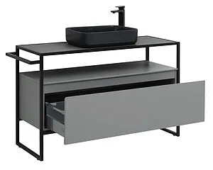 Тумба-умывальник напольная Allen Brau Priority 120 платина 1.31004.PGM+, 5