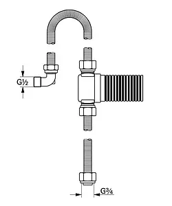 Соединительный гарнитур Grohe Talentofill 28995000 Соединительный гарнитур Grohe Talentofill 28995000, 2