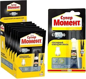 Специальный клей Супер Момент Стекло, 2