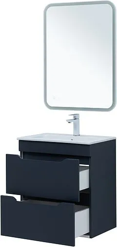 Тумба под умывальник Aquanet Практика 60 маренго 00330458