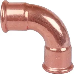 Уголок пресс двухраструбный 35мм угол 90° Sanha 6002A 16002A35 Уголок пресс двухраструбный 35мм угол 90° Sanha 6002A 16002A35, 2