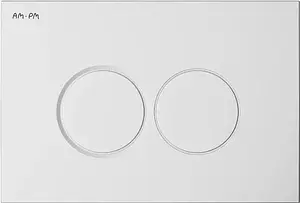 Клавиша смыва для унитаза Am.Pm ProС L I070101 белый глянцевый Клавиша смыва для унитаза Am.Pm ProС L I070101 белый глянцевый, 1