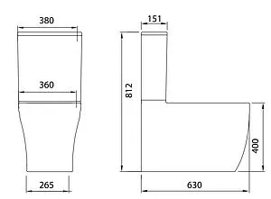Унитаз-компакт безободковый Allen Brau Priority белый 4.31003.20+4.XX000.20, 2