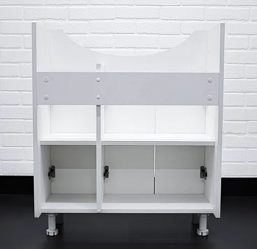 Тумба-умывальник напольный Айсберг Мега 85 белый DM4602T+4620008197456