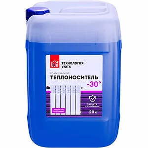 Теплоноситель (Антифриз) этиленгликоль Технология Уюта -30 20кг Теплоноситель (Антифриз) этиленгликоль Технология Уюта -30 20кг, 1