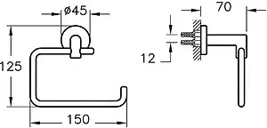 Держатель туалетной бумаги VitrA Origin медь A4488726, 2