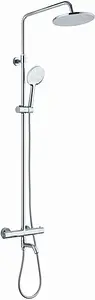 Душевая система с термостатом для ванны Gross Aqua Loft Thermofix хром GA9018SMTD04 Душевая система с термостатом для ванны Gross Aqua Loft Thermofix хром GA9018SMTD04, 1
