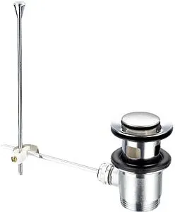 Донный клапан для раковины Cezares Articoli Vari хром CZR-SA2-01 Донный клапан для раковины Cezares Articoli Vari хром CZR-SA2-01, 1