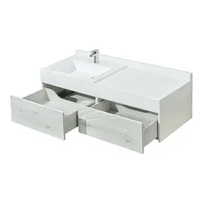 Тумба-умывальник подвесная Aquaton Сакура 100 ольха навара/белый 1A2349K1SKW80, 3