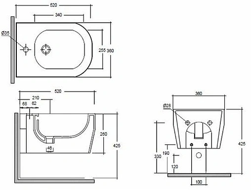 Унитаз подвесной Olympia Tutto Evo белый TUE120201