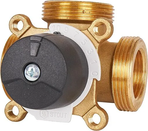 Трехходовой смесительный клапан 1, 1½&quot; Kvs 8.0 Stout SVM-0013-012501