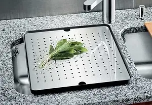 Поддон с перфорированной вставкой Blanco нержавеющая сталь 513485 Поддон с перфорированной вставкой Blanco нержавеющая сталь 513485, 5