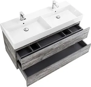 Тумба-умывальник подвесная Cezares Molveno 46 120 Legno Grigio MOLVENO 46-120-2C-SO-2-LG+CZR-MIL-120-2-LVB Тумба-умывальник подвесная Cezares Molveno 46 120 Legno Grigio MOLVENO 46-120-2C-SO-2-LG+CZR-MIL-120-2-LVB, 3