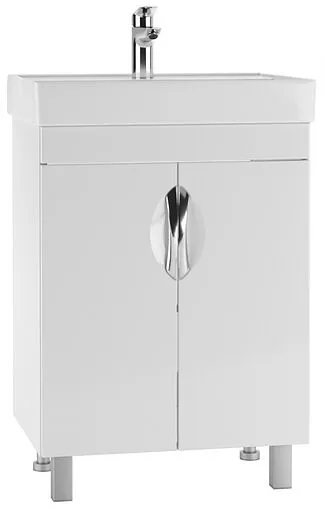 Тумба под умывальник напольная Айсберг Енисей 60 белый DA2404T