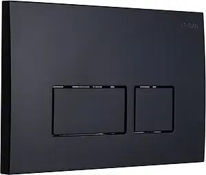 Клавиша смыва для унитаза Logan Space 00297680 черный матовый Клавиша смыва для унитаза Logan Space 00297680 черный матовый, 1