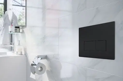 Клавиша смыва для унитаза Azario AZ-8200-0092/AZ-P58-0190 черный матовый