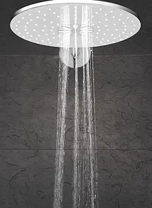 Лейка верхнего душа с потолочным креплением Grohe Rainshower SmartActive белый/хром 26477LS0 Лейка верхнего душа с потолочным креплением Grohe Rainshower SmartActive белый/хром 26477LS0, 4