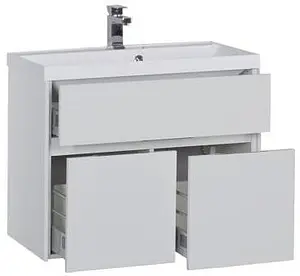 Тумба под умывальник Aquanet Латина 80 белый 00179638, 1