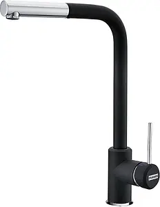 Смеситель для кухни с выдвижным изливом Franke Sirius Side оникс/хром 115.0476.827 Смеситель для кухни с выдвижным изливом Franke Sirius Side оникс/хром 115.0476.827, 1