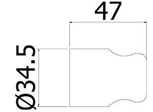Держатель ручного душа Paffoni хром ZSUP010CR, 2