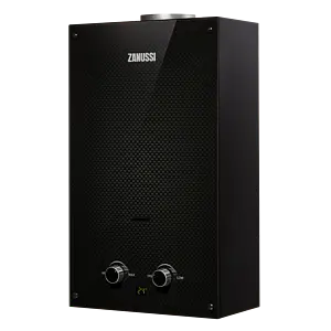Водонагреватель проточный газовый Zanussi GWH 10 Fonte Glass Carbon Водонагреватель проточный газовый Zanussi GWH 10 Fonte Glass Carbon, 2
