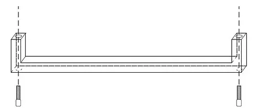 Полотенцедержатель Kerasan Cento 68 хром 912001 Полотенцедержатель Kerasan Cento 68 хром 912001