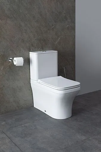 Унитаз-компакт безободковый Allen Brau Infinity белый 4.21012.20+4.XX000.20