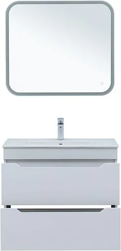 Тумба под умывальник Aquanet Практика 80 белый матовый 00330459