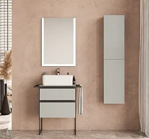 Тумба-умывальник подвесная Roca Domi 60 серый матовый ZRU9307873+ Тумба-умывальник подвесная Roca Domi 60 серый матовый ZRU9307873+, 5