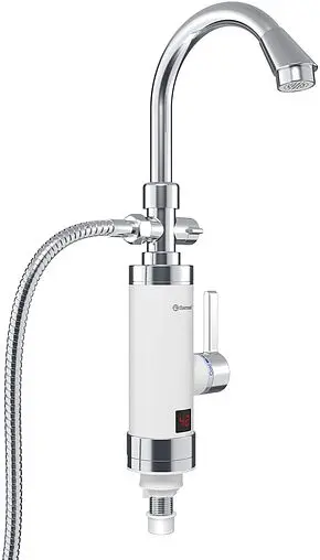 Водонагреватель проточный электрический Thermex Focus 3000 белый/хром 211033