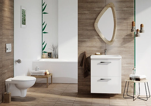 Унитаз подвесной безободковый Cersanit Nature Clean On белый S-MZ-NATURE-COn-DL-w Унитаз подвесной безободковый Cersanit Nature Clean On белый S-MZ-NATURE-COn-DL-w