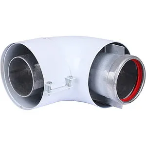 Колено для дымохода Ø 60/100мм ∠ 90° (Al) Vaillant 303808, 2