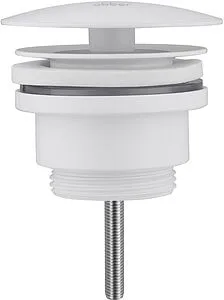 Выпуск без перекрытия для раковины без перелива Abber BEQUEM белый матовый AF0012W Выпуск без перекрытия для раковины без перелива Abber BEQUEM белый матовый AF0012W, 1