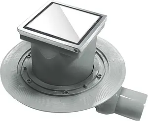 Трап горизонтальный Set Pestan Confluo Standart Dry 1 White Glass 100x100мм 13000104 Трап горизонтальный Set Pestan Confluo Standart Dry 1 White Glass 100x100мм 13000104, 1