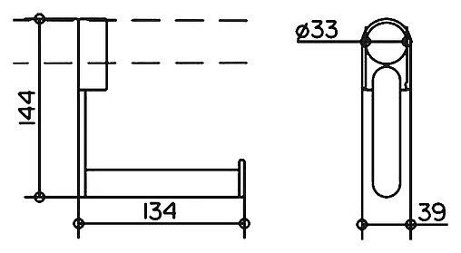 Держатель туалетной бумаги Keuco Plan хром 34962010000 Держатель туалетной бумаги Keuco Plan хром 34962010000